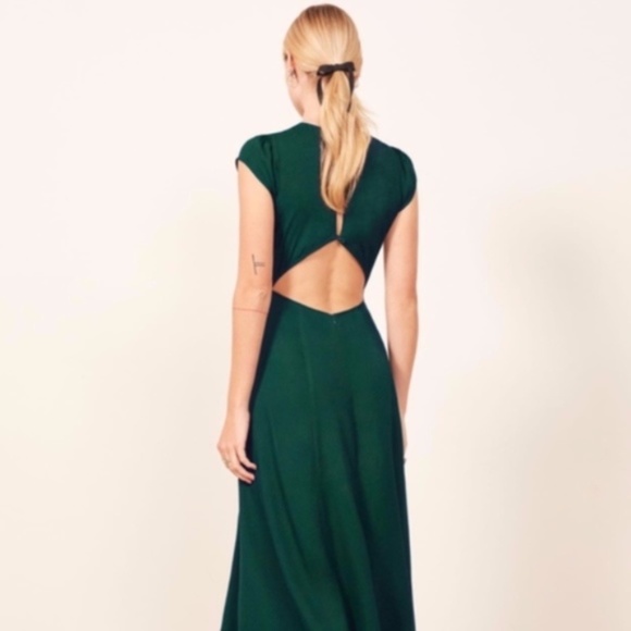 reformation cap sleeve dress